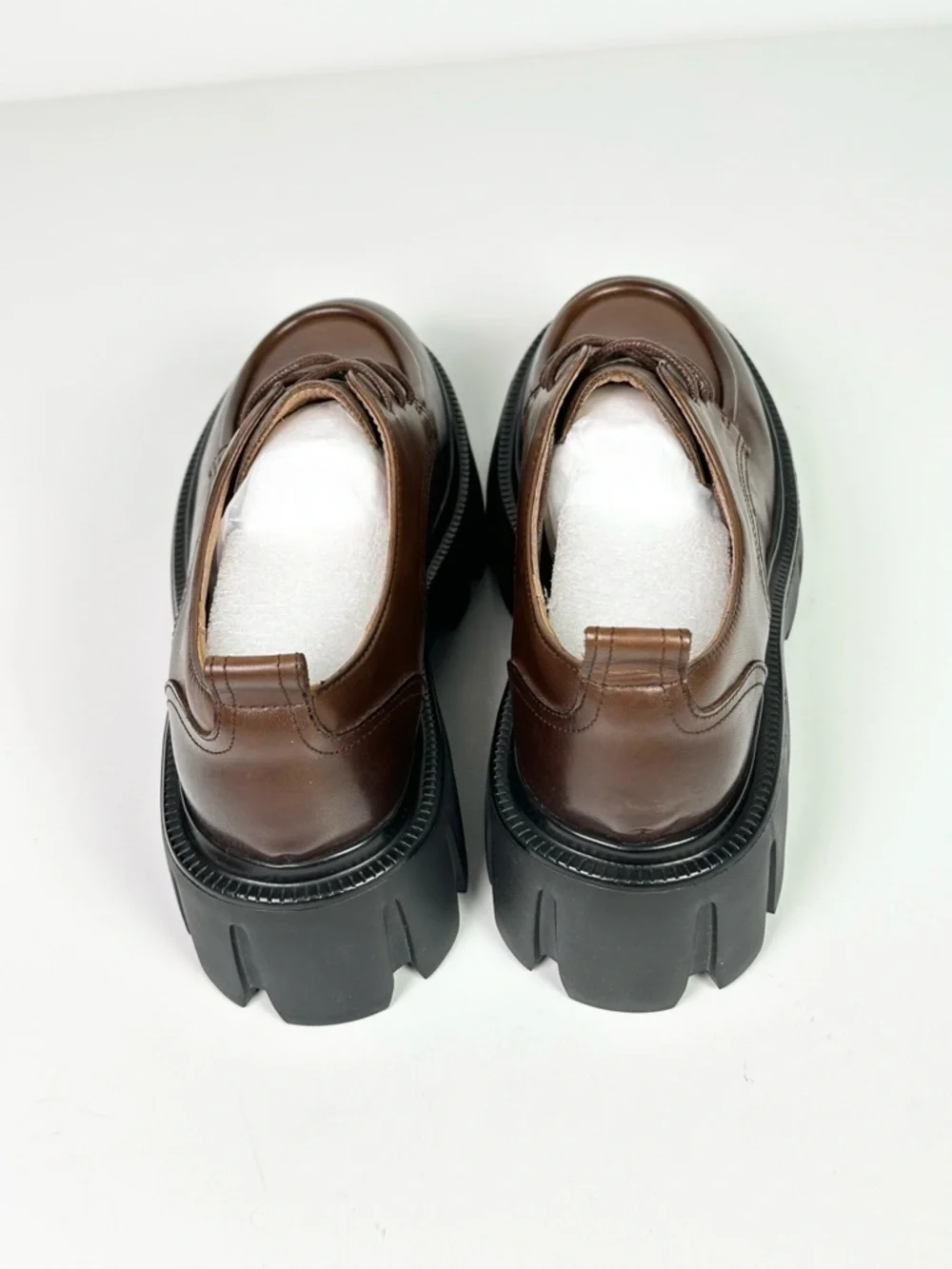 Beau Today Women’s Platform Brown Oxford Shoes  6.5 NEW IN BOX